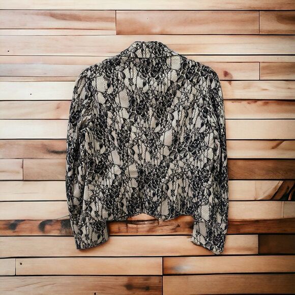 Kardashian Kollection Blazer Beige Black nwt excellent quality - Picture 5 of 15